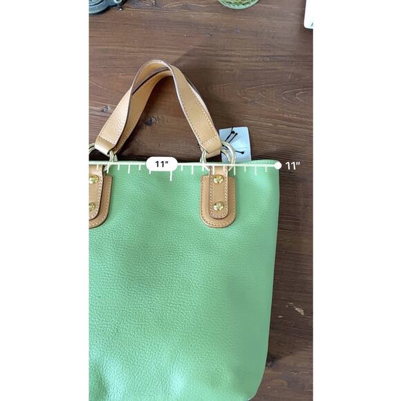Maurizio Taiuti Green Leather Mini Bucket Bag Italy NWT - Picture 13 of 16